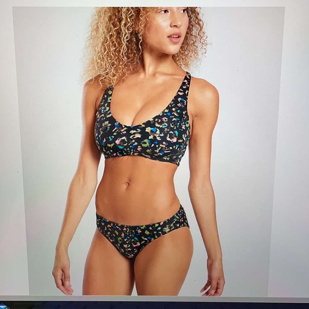 Athleta Leopard Swim